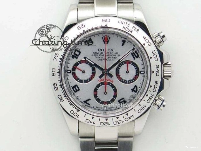 Daytona SS 1:1 Edition Noob Strap Black Best Rubber (Free SA4130 on Dial 904L Blue Extra Case Strap) 116519 0411